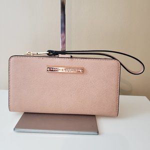 Poppy & Peonies Nude Wallet/Wristlet NWOT